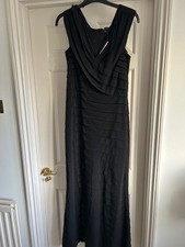 Black evening dress  -  BERNSHAW dress - black size 18 (small size 18) NWT