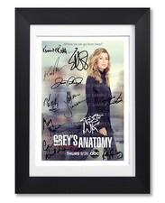 GREYS ANATOMY CAST SIGNED TV