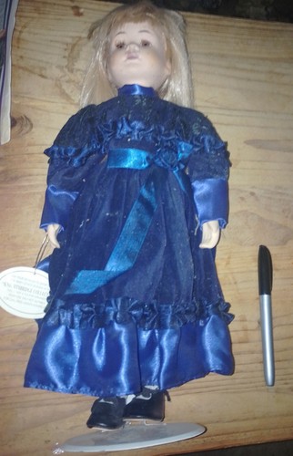 Porcelain doll - porcelain,