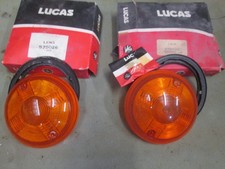BMC /LEYLAND FG /LUCAS L556 INDICATOR LENSES NOS PAIR