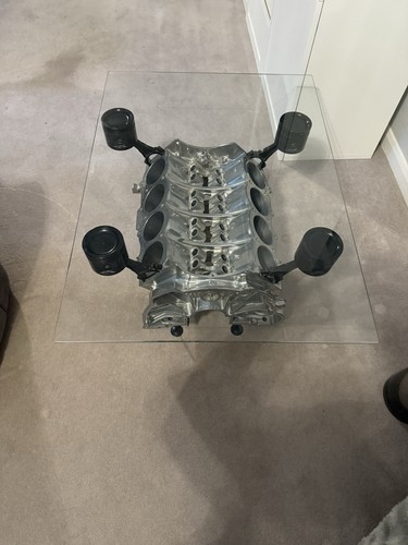 Rover engine coffee table - v8,