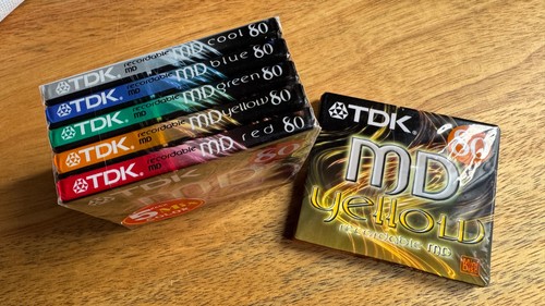 Tdk colour minidisc - md-80,