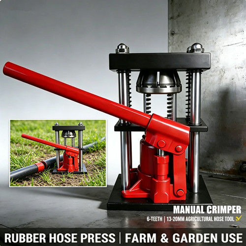 Manual hydraulic hose crimper - hose,