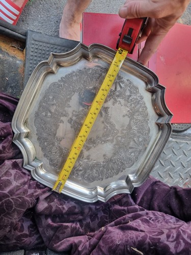 Silverplated tray - silverplated,