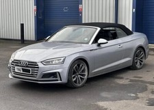 2017 AUDI S5 A5 B9 CAB 3.0 TFSI BREAKING SILVER