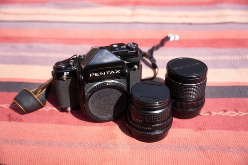 Pentax 67mlu 105mm lens 55mm - 67mlu,