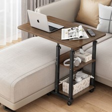 Over Bed Laptop Table Adjustable Hospital PC Desk Trolley Sofa Bed Tray Computer