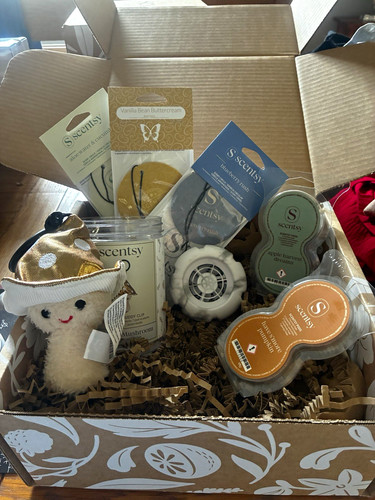 Scentsy august whiff - scentsy, box