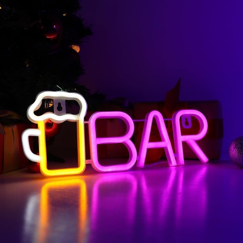 Neon sign bar light - neon, wall