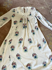 Ossie Cark & Celia Birtwell vintage 1970’s stunning dress s 8/10 