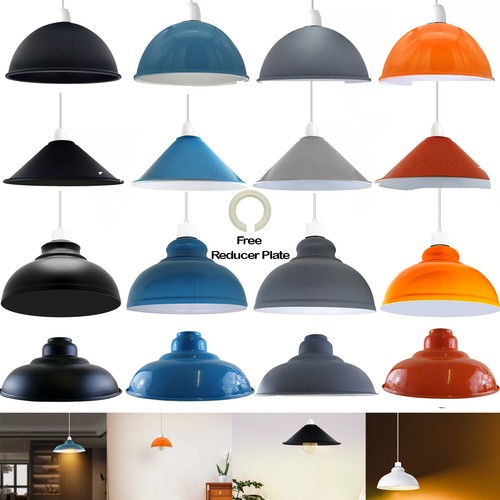 Vintage retro pendant shade - vintage,