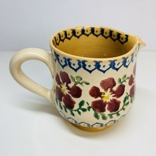 Nicholas Mosse Irish Pottery Small Jug - Old Rose Pattern - Crazing