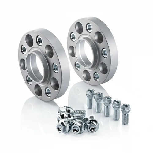 Wheel spacer flange silver - 2x,