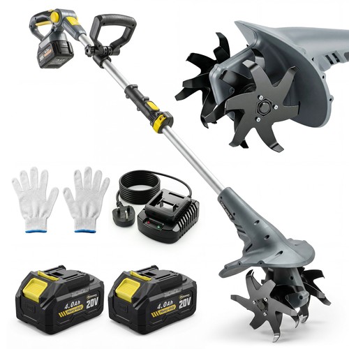 Outsunny cordless tiller - cordless, 18v
