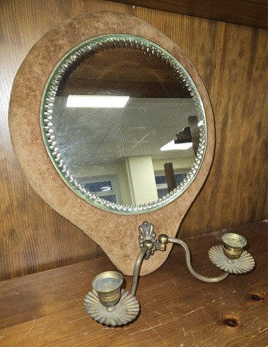 Velvet mirror wall sconce - velvet,