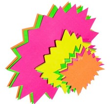 50 Neon Cards Fluorescent