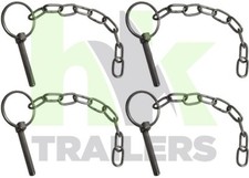4 x Linch Pin and Chain, 6mm