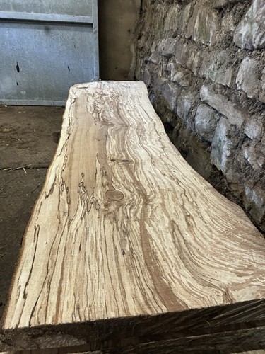 Spalted purple beech planks - spalted,