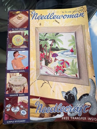 Vintage 1950s needlewoman - 1950s,