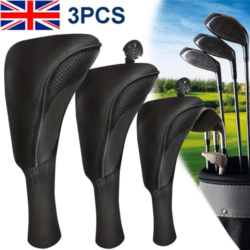 3pcs golf club head covers - head, set