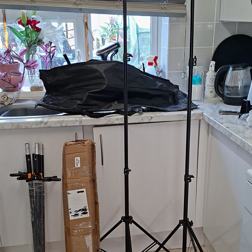 Black projector screen - 2x,