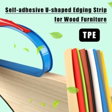 Self-adhesive Edging Strip U-Shaped TPE Edge Trim Wood Furniture Edge Banding