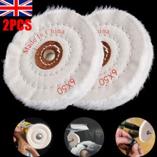 2Pcs 6" Cotton Buffing Wheel