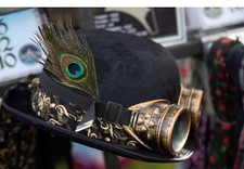 Steampunk Bowler Hat Goggles