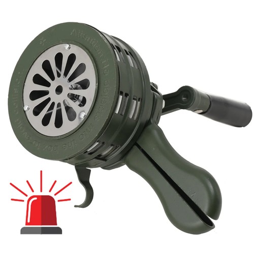 Hand crank siren - crank, manual