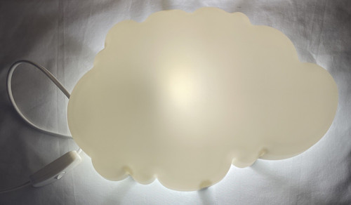 Ikea upplyst cloud - cloud, shaped