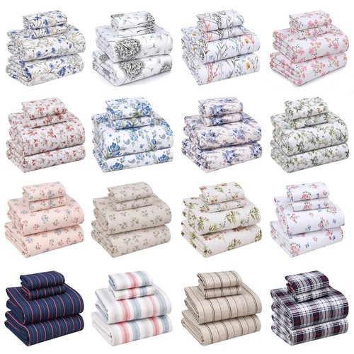 100 cotton 4pc bed sheet - 4pc,