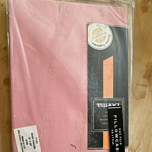 Dorma pink 100 cotton pillow - pink, 100%
