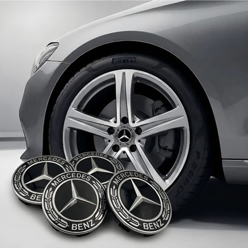 Mercedes black alloy wheel - black,