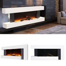 Fireplace White Suite Wall