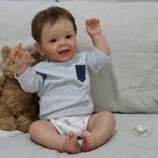 Reborn Baby Dolls 48cm Silicone Vinyl Full Body  Handmade Newborn Baby Gift