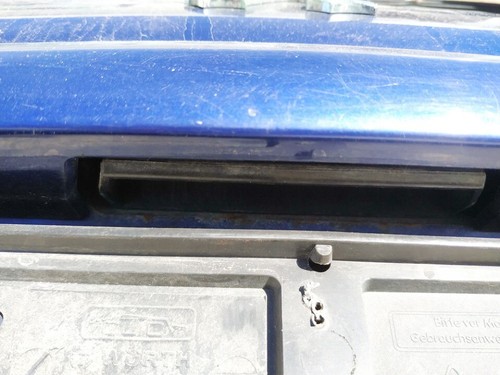 Rear tailgate boot opening - ,