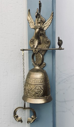 Vintage brass angel wall - brass,
