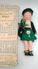 Vintage Irish Character Doll In Traditional Dress A Crolly Doll Made In Ireland