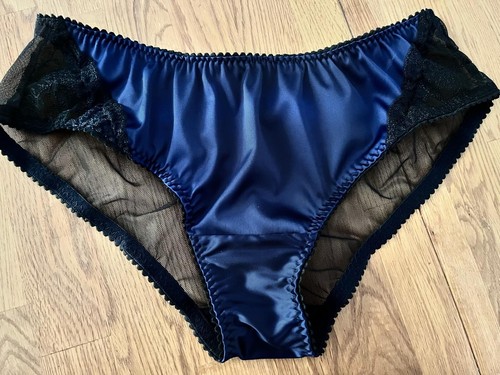 Womens satin knickers blue - womens,
