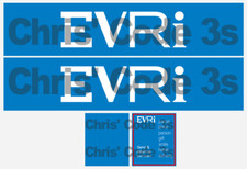 Code 3 Adhesive Vinyl Trailer Decals - EVRI Livery - 1/50 1/64 1/76 1/148