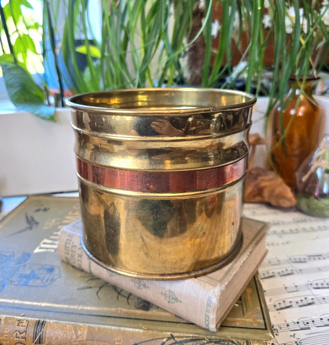 Vintage brass copper - vintage, plant