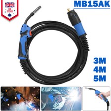 MB-15AK 3/4/5M MIG MAG Gun Torches Complete CO2 Euro EU Connector Welding Torch