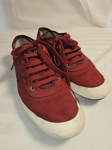 Fred perry men maroon canvas - fred,