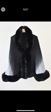 Collar Knitted Cape Shawl