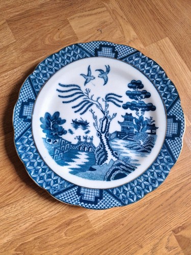 Willow pattern plate - willow,