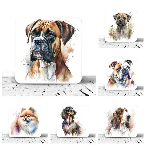 Drinks mat coasters - mat, breeds
