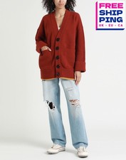 RRP €1325 DSQUARED2 Cardigan Size S Wool Blend Pockets Y-Neck Made in Italy