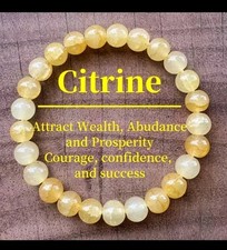 Citrine Natural Bracelet 8mm