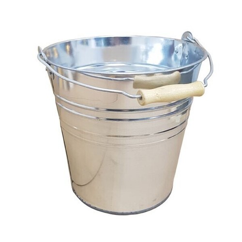 Metal bucket tin - metal,