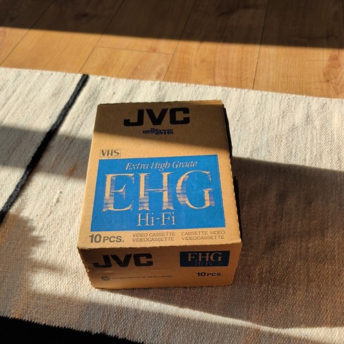 Box brand new jvc vhs - new,